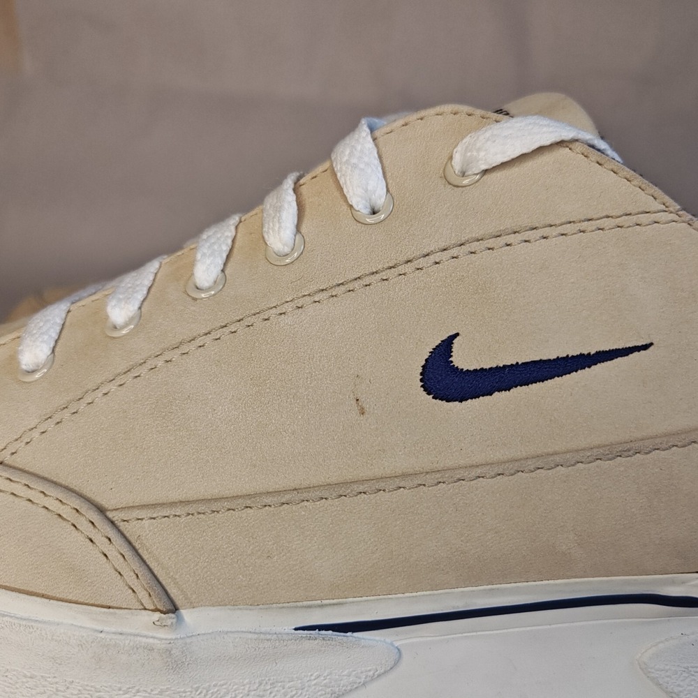 Nike SCRQC Sneakers Mens 9 Tan Navy Blue Suede Vintage 1994 941024-BA-D - Picture 7 of 12